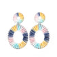 Pendientes Paparazzi March LOP ~ Foxy Flamenco - Multicolor