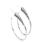 Paparazzi Earring Fashion Fix April 2021 ~ Fully Loaded - Silver