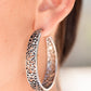 Paparazzi Earrings ~ Garden for Two - Silver