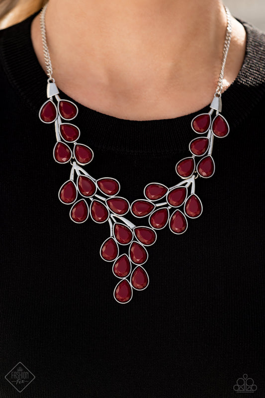 Paparazzi Necklace Fashion Fix Dec 2020 ~ Eden Deity - Red