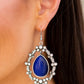 Paparazzi Earrings ~ Icy Eden - Fashion Fix Nov 2020 - Blue
