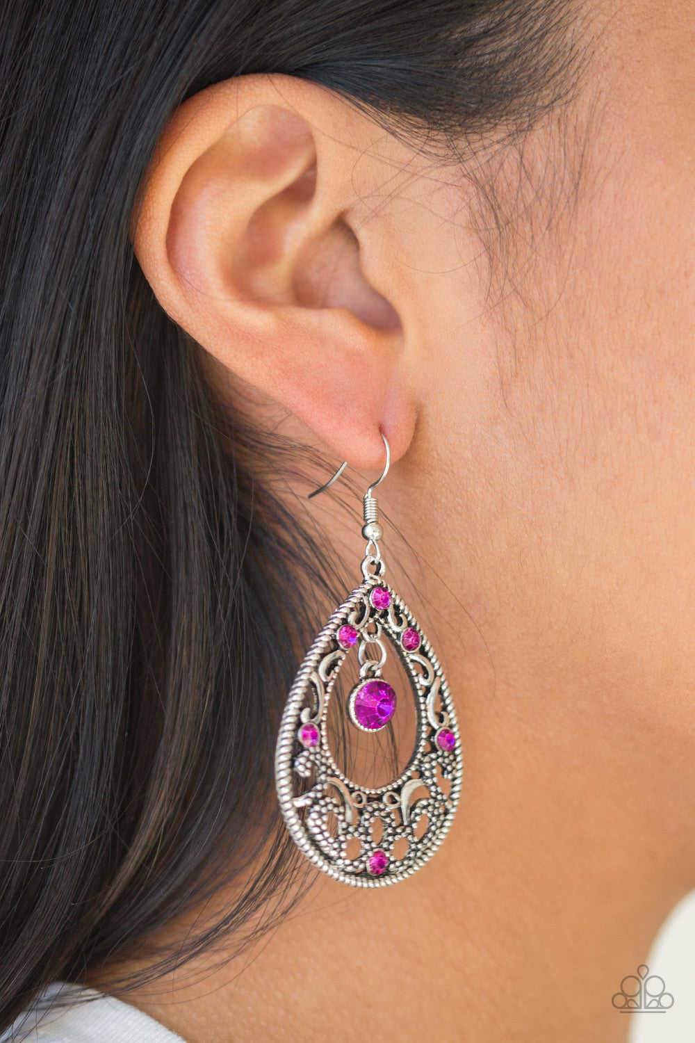 Paparazzi Earring ~ Ready, Set, GLOW! - Pink – Paparazzi Jewelry | Online  Store | DebsJewelryShop.com