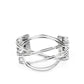 Paparazzi Bracelet Fashion Fix June 2021 ~ Hautely Hammered - Silver