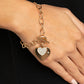 Paparazzi Bracelet ~ Heartbeat Bedazzle - Gold