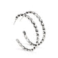 Paparazzi Earrings Fashion Fix May 2021 ~ Hoop Hype - Silver