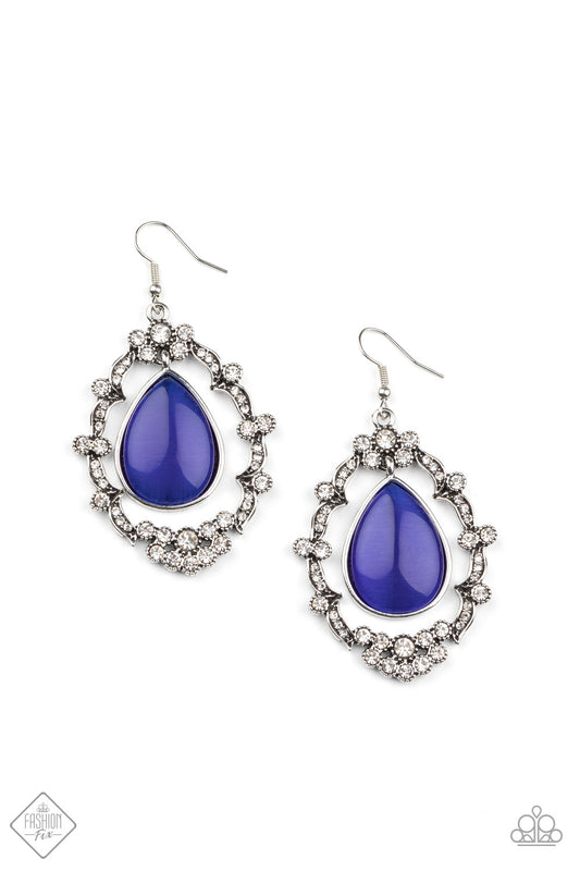 Paparazzi Earrings ~ Icy Eden - Fashion Fix Nov 2020 - Blue