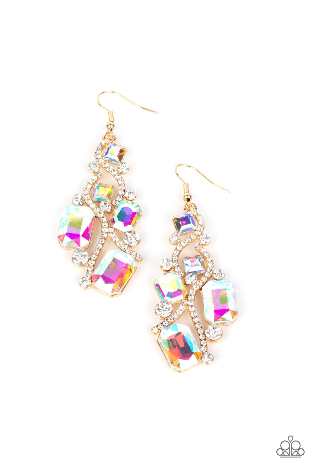 Paparazzi Earring ~ Interstellar Illumination - Multi