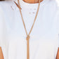 Paparazzi Necklace ~ KNOT All There - Gold