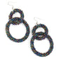 Paparazzi Earring EMP Exclusive ~ Luck BEAD a Lady - Multi