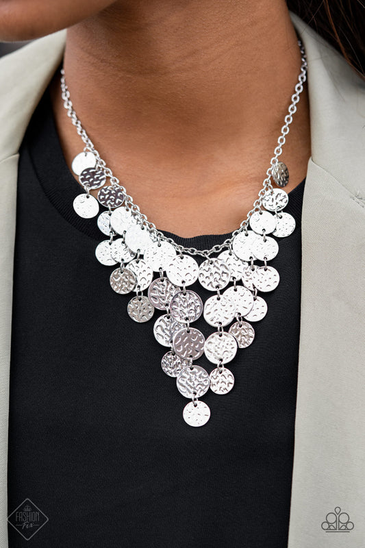 Paparazzi Necklace Fashion Fix Feb 2021~ Spotlight Ready - Silver