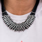 Collar Paparazzi Fashion Fix de abril de 2021 ~ Lock, Stock y SPARKLE - Negro