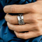 Paparazzi Ring Fashion Fix June 2021 ~ Scintillating Smolder - Silver