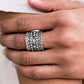 Paparazzi Ring Fashion Fix April 2021 ~ Target Locked - Silver