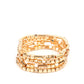 Paparazzi Bracelet Fashion Fix April 2021 ~ Metro Materials - Gold