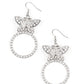 Paparazzi Earring ~ Paradise Found - White