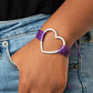 Paparazzi Bracelet ~ Playing With My HEARTSTRINGS - Purple