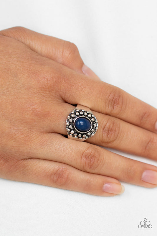 Paparazzi Ring ~ Please and Thank You - Blue