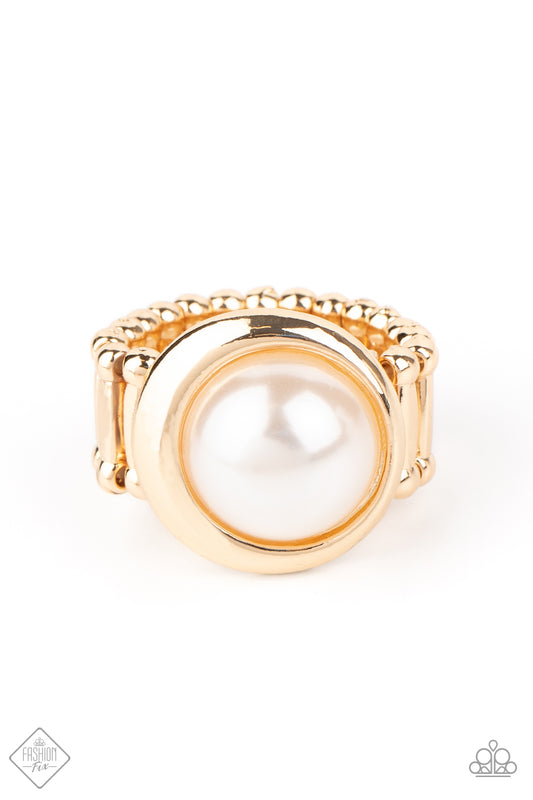 Paparazzi Ring ~ Prim and PROSPER -Fashion Fix Oct2020 - Gold