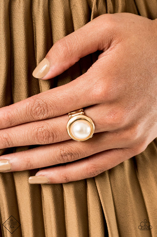 Paparazzi Ring ~ Prim and PROSPER -Fashion Fix Oct2020 - Gold