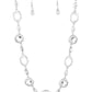 Paparazzi Necklace ~ Pushing Your LUXE - Fashion Fix Nov 2020 - White