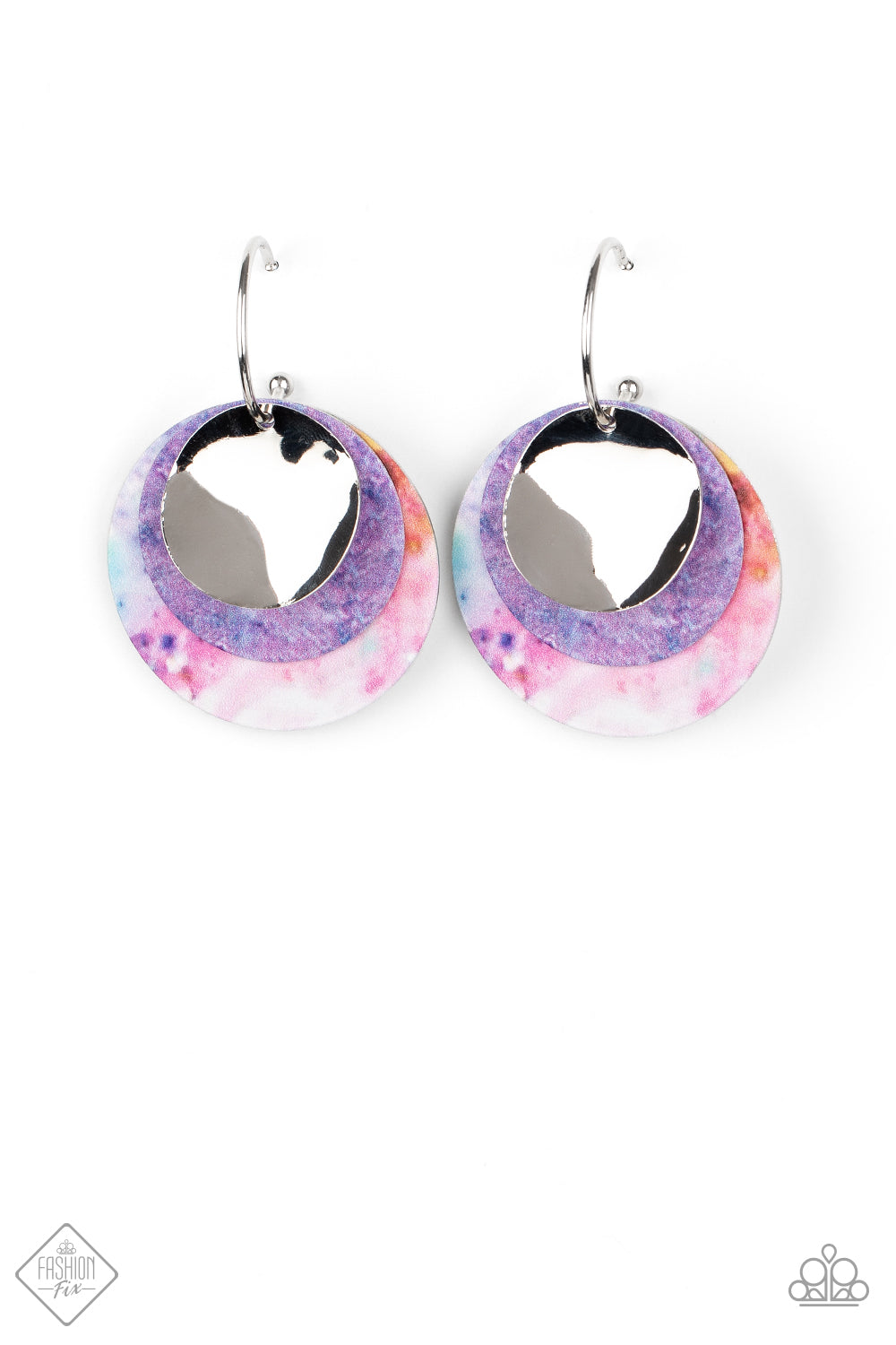 Pendientes Paparazzi ~ Ride o TIE DYE -Fashion Fix Oct2020 - Multi