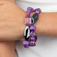 Paparazzi Bracelet ~ Rockin Rock Candy - Purple