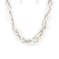 Paparazzi Necklace Fashion Fix March 2021 ~ Royal Reminiscence - White