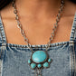 Paparazzi Necklace Fashion Fix March 2021 ~ Geographically Gorgeous - Blue