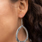 Paparazzi Earring Fashion Fix Feb 2021 ~ Terra Topography - Silver