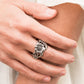 Paparazzi Ring Fashion Fix May 2021 ~ Oceanside Orchard - Silver