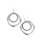 Paparazzi Earrings Fashion Fix June 2021 ~ Spinning With Sass - Silver