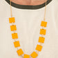Paparazzi Necklace Fashion Fix April 2021 ~ Hello, Material Girl - Orange