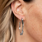 Paparazzi Earrings Fashion Fix June 2021 ~ Coveted Curves - Silver