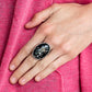 Paparazzi Ring Fashion Fix June 2021 ~ Glittery With Envy - Black