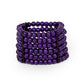 Pulsera Paparazzi ~ Bronceado en Tanzania - Púrpura