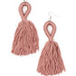 Paparazzi Earring ~ Tassels and Tiaras - Pink