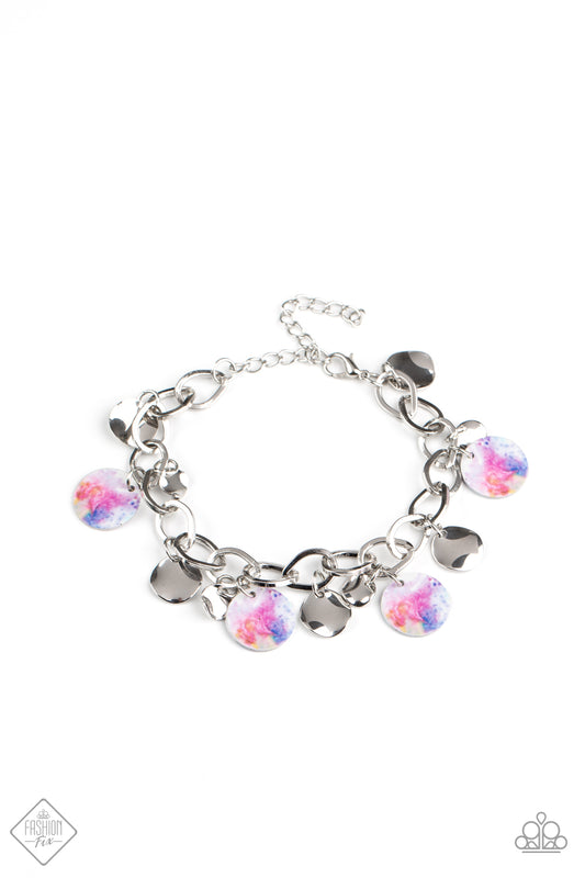 Paparazzi Bracelet ~ Teasingly Tie Dye -Fashion Fix Oct2020 - Multi