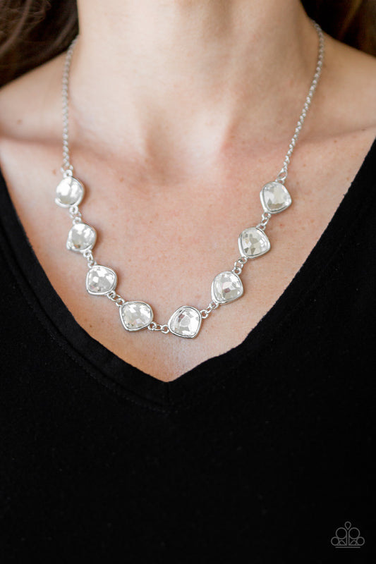 Paparazzi Necklace ~ The Imperfectionist - White
