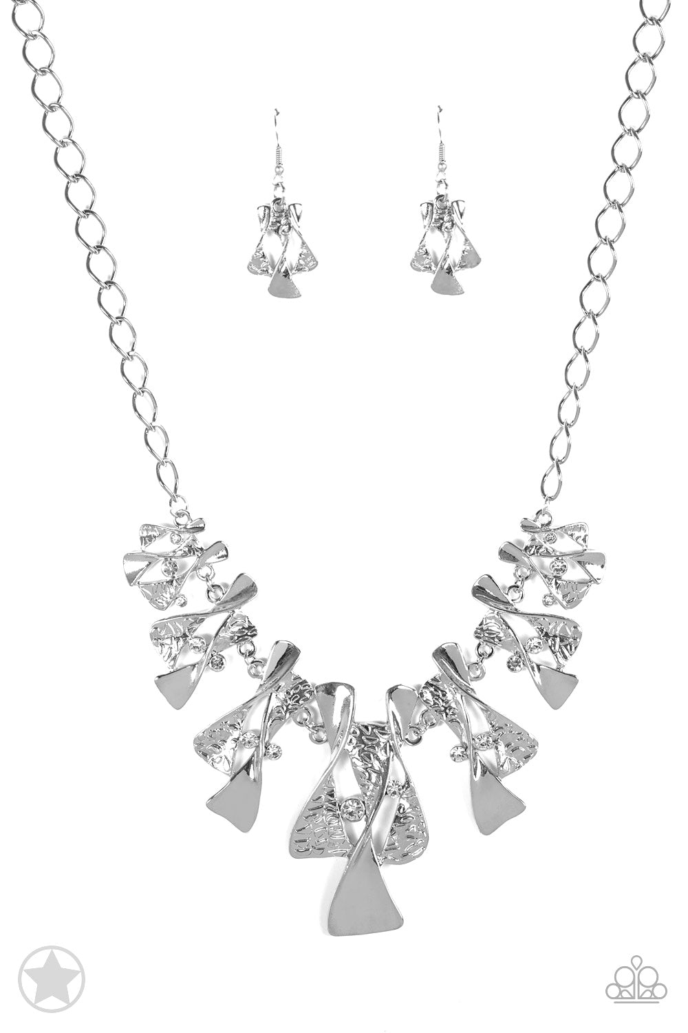 Paparazzi Necklace Blockbuster - The Sands of Time - Silver