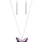 Paparazzi Necklace ~ The Social Butterfly Effect - Purple