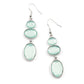 Paparazzi Earrings Fashion Fix May 2021 ~ Tiers Of Tranquility - Blue