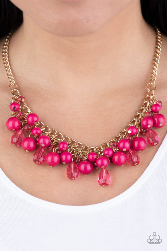 Paparazzi Necklace ~ Tour de Trendsetter - Pink