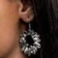 Paparazzi Earrings ~ Try as I DYNAMITE -Fashion Fix Oct2020 - Silver