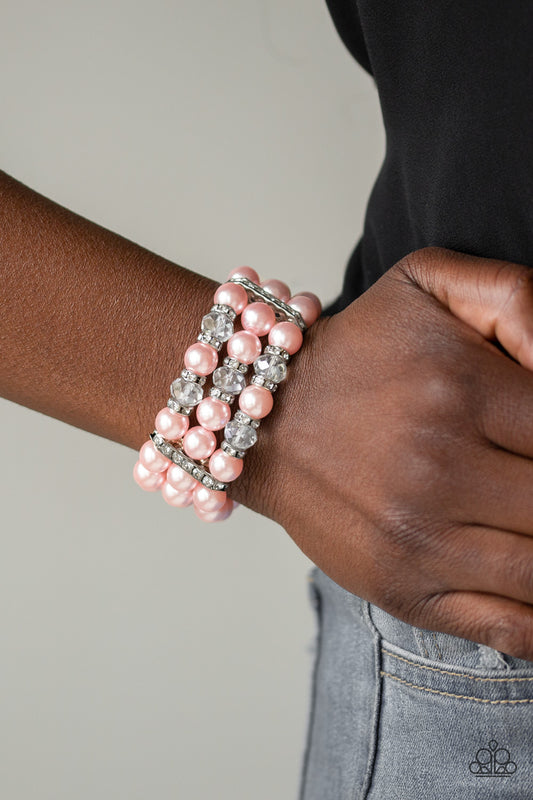 Paparazzi Bracelet ~ Undeniably Dapper - Pink