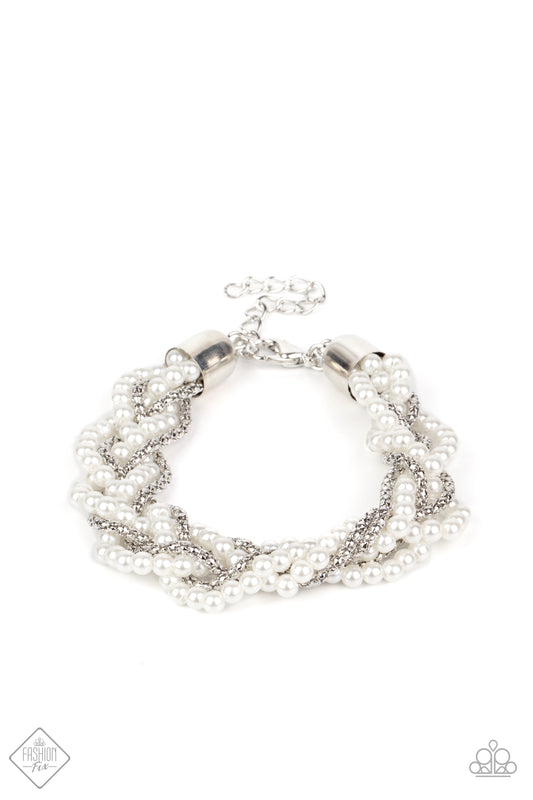 Paparazzi Bracelet Fashion Fix March 2021 ~ Vintage Variation - White