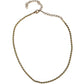 Paparazzi Necklace ~ When in CHROME - Brass