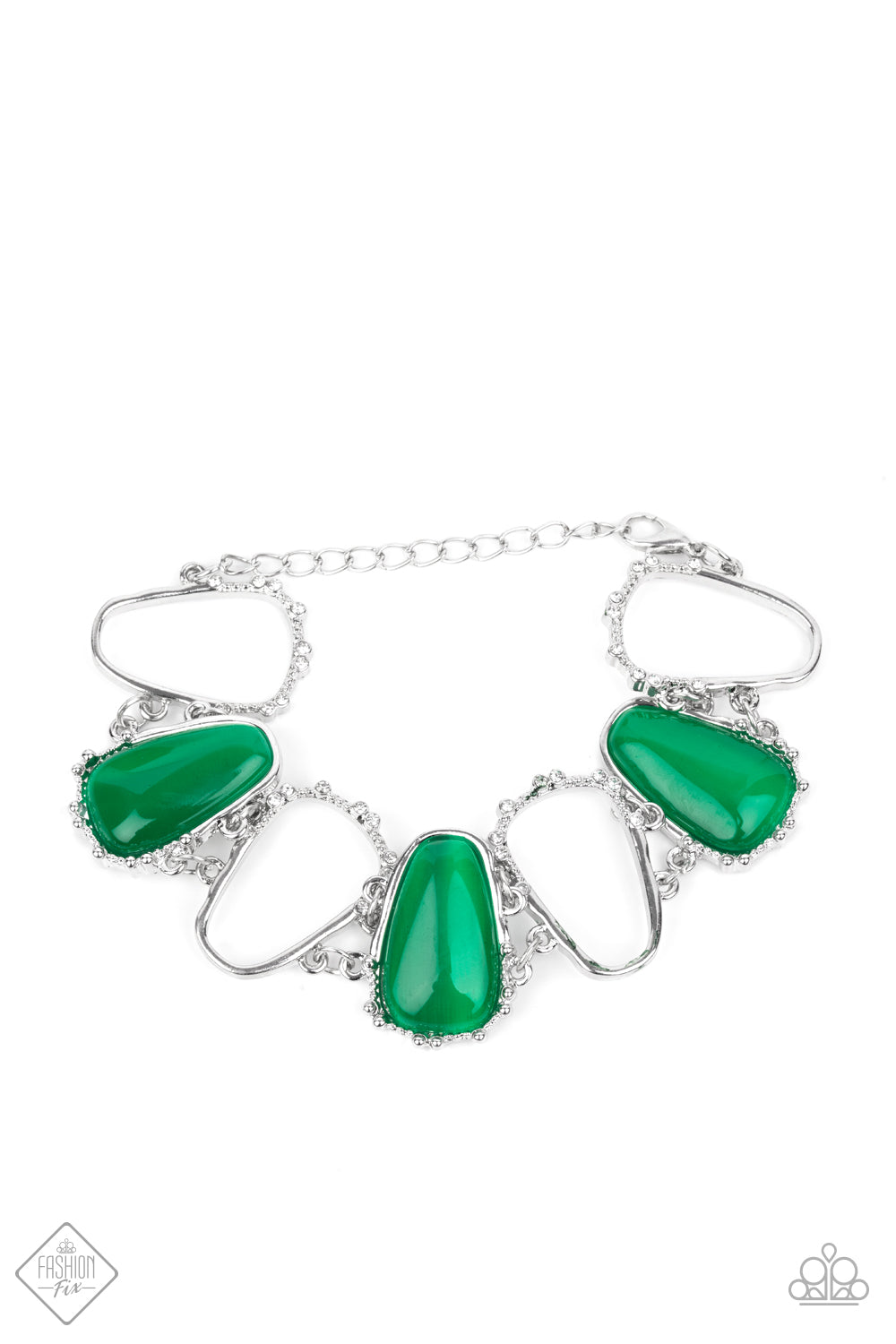 Pulsera Paparazzi: solución de moda para marzo de 2021 ~ Yacht Club Couture - Verde