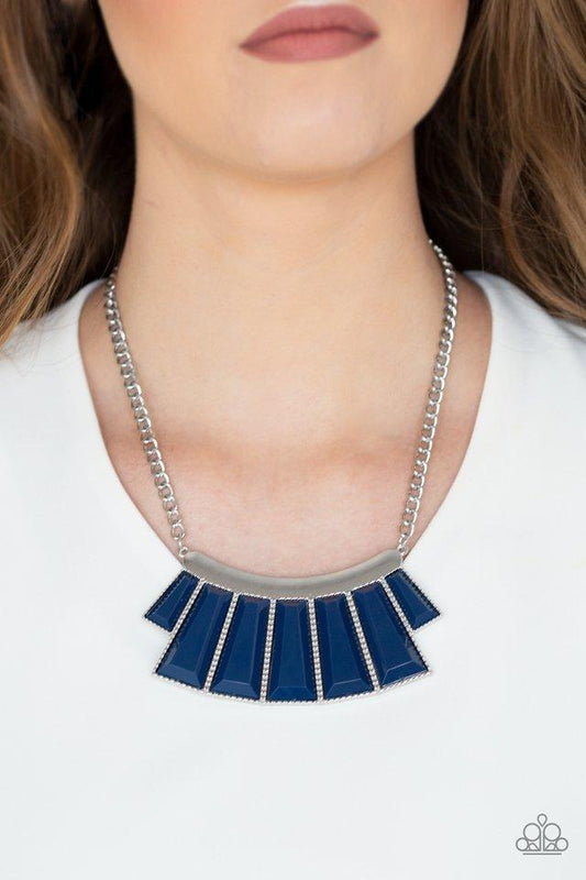 Paparazzi Necklace ~ Glamour Goddess - Blue