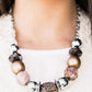 Paparazzi Necklace Blockbuster - A Warm Welcome - Brown