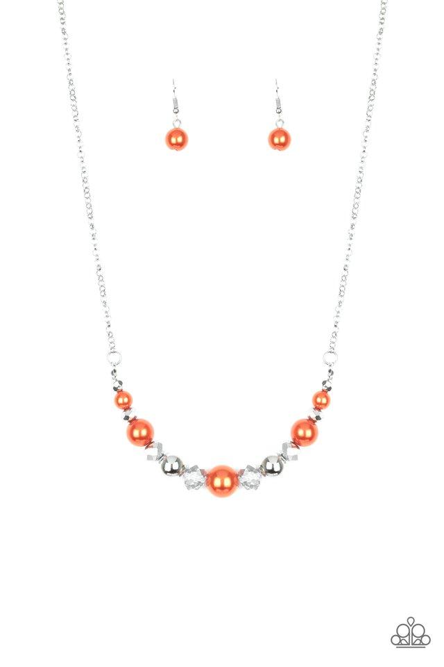 Paparazzi Necklace ~ The Big-Leaguer - Orange